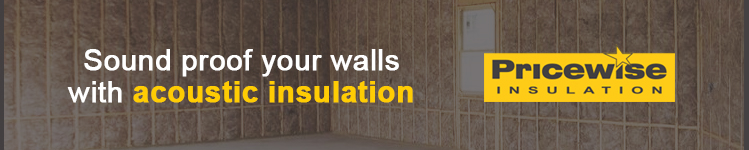 Sound proof your walls with acoustic insulation batts