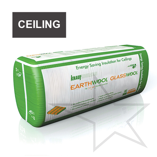 Product photo of Knauf Earthwool Ceiling Insulation Batts