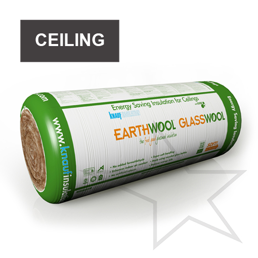 Knauf Earthwool Ceiling Insulation Blanket / Roll