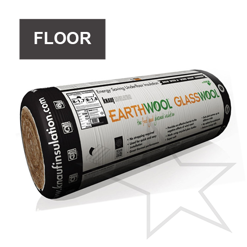 Knauf Earthwool Insulation Underfloor Roll