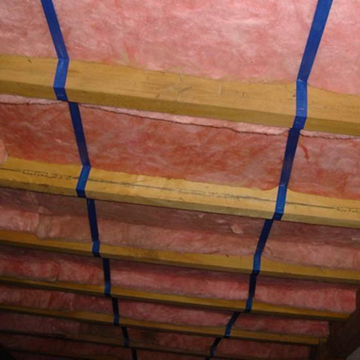 Pink Batts Snug Floor Insulation - Installed in an underfloor