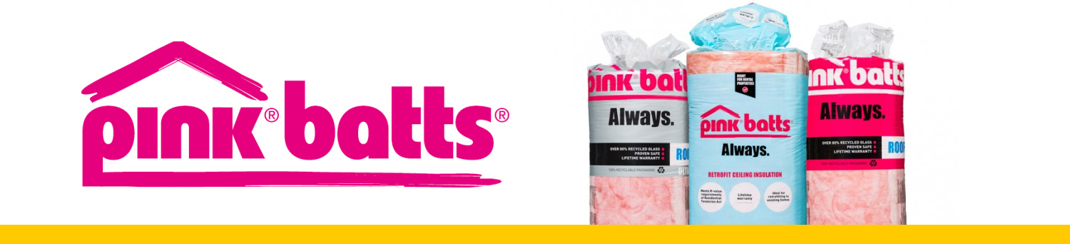 Pink Batts Insulation for Walls, Ceilings and Underfloors - Buy in Auckland, New Zealand